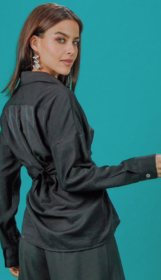 Camisa Gardênia Preto