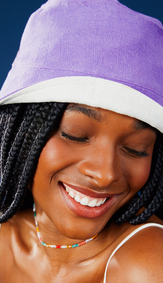 Chapéu Angelina Violeta/natural