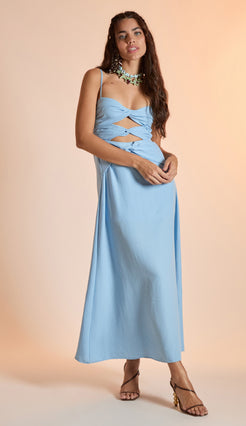 Vestido Donzela Azul