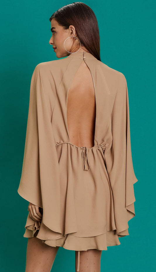 Vestido Estefani Caqui