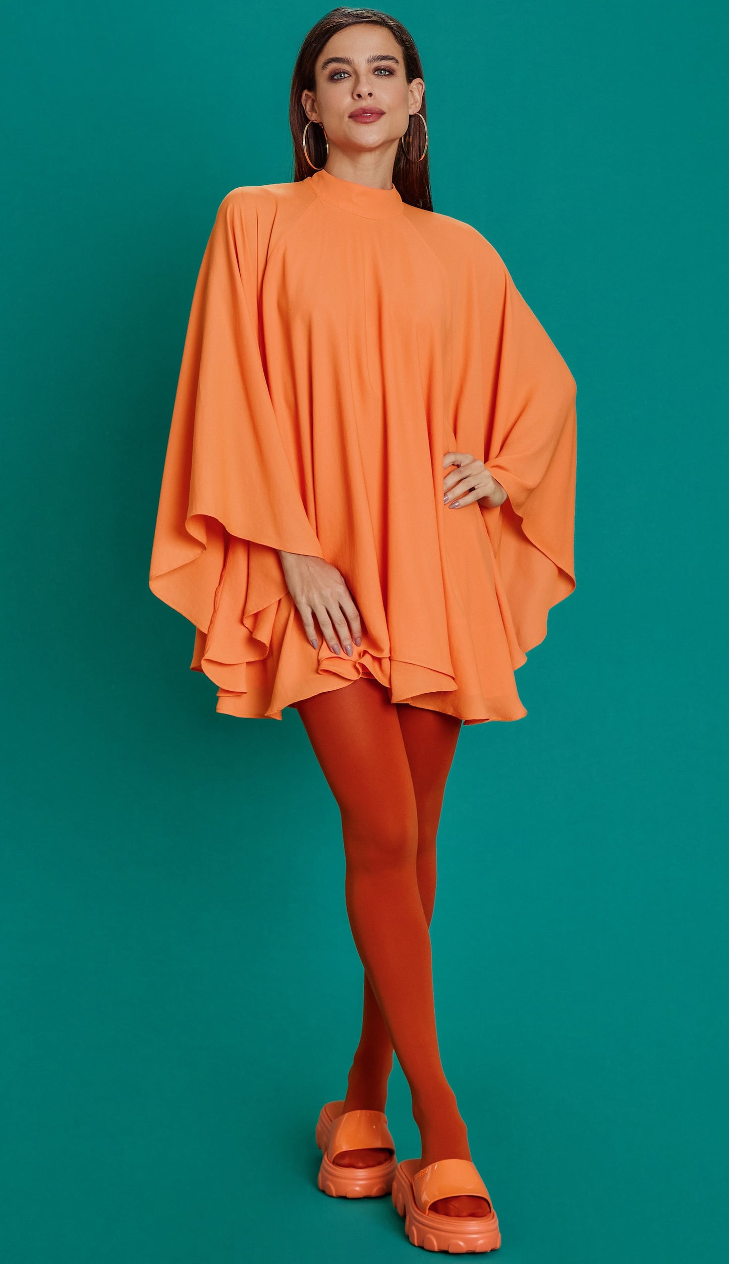 Vestido Estefani Laranja