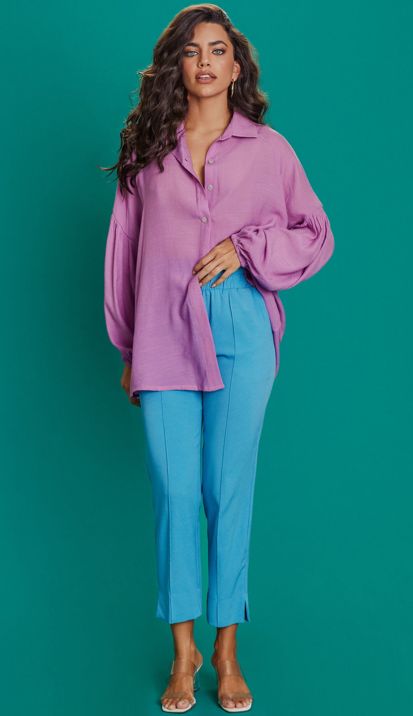 Camisa Fabienne Violeta