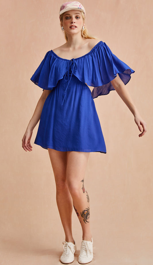 Vestido Faustina Azul