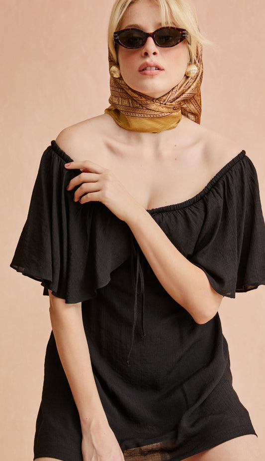 Vestido Faustina Preto