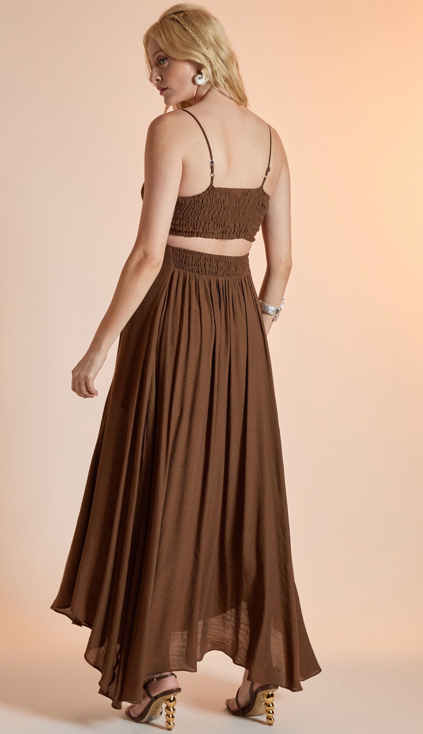 Vestido Francesca Café