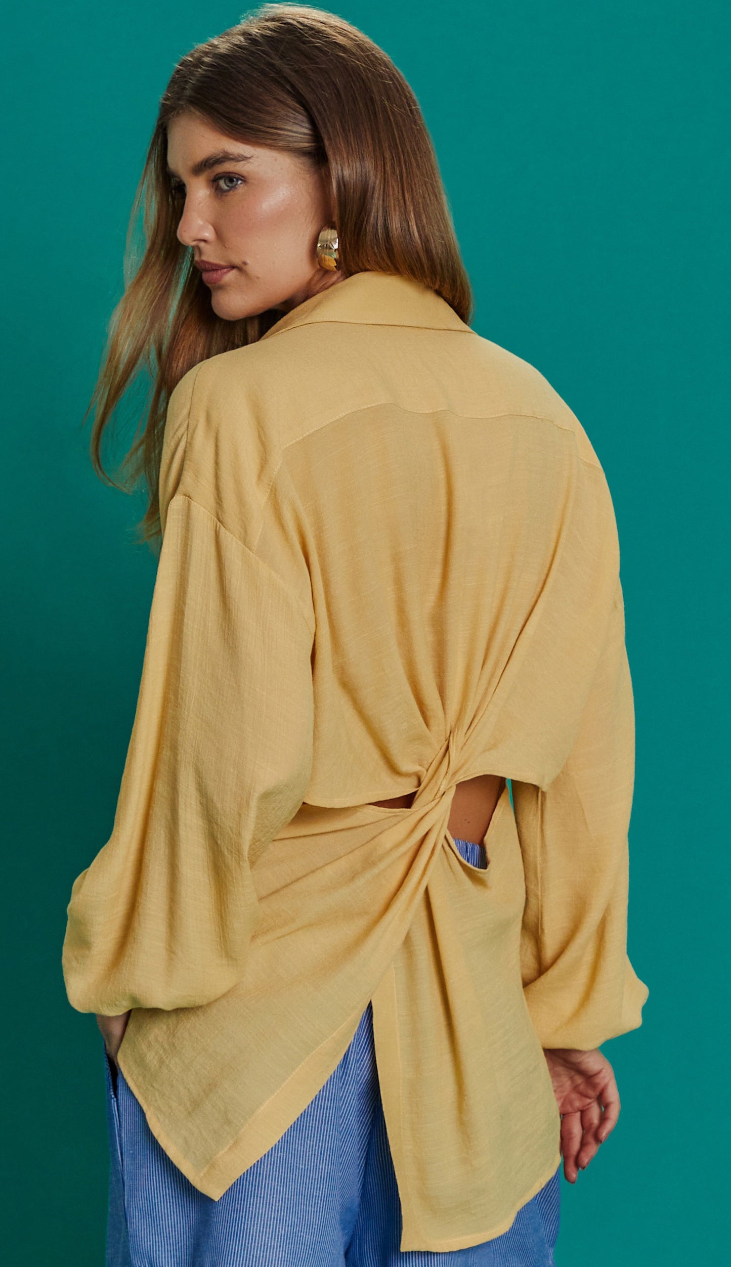 Camisa Gabrielle Amarelo