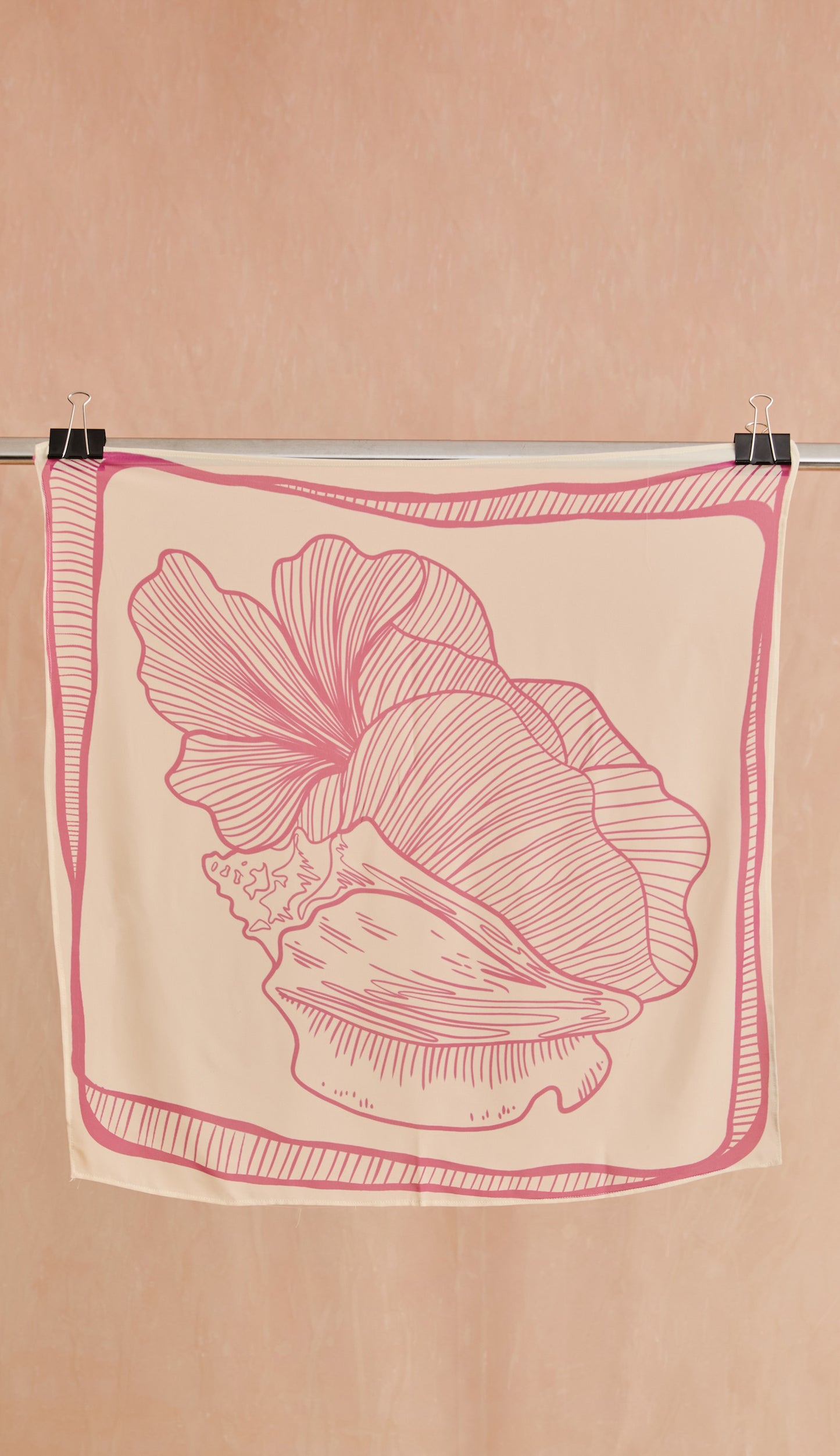 Lenço Búzios Rosa