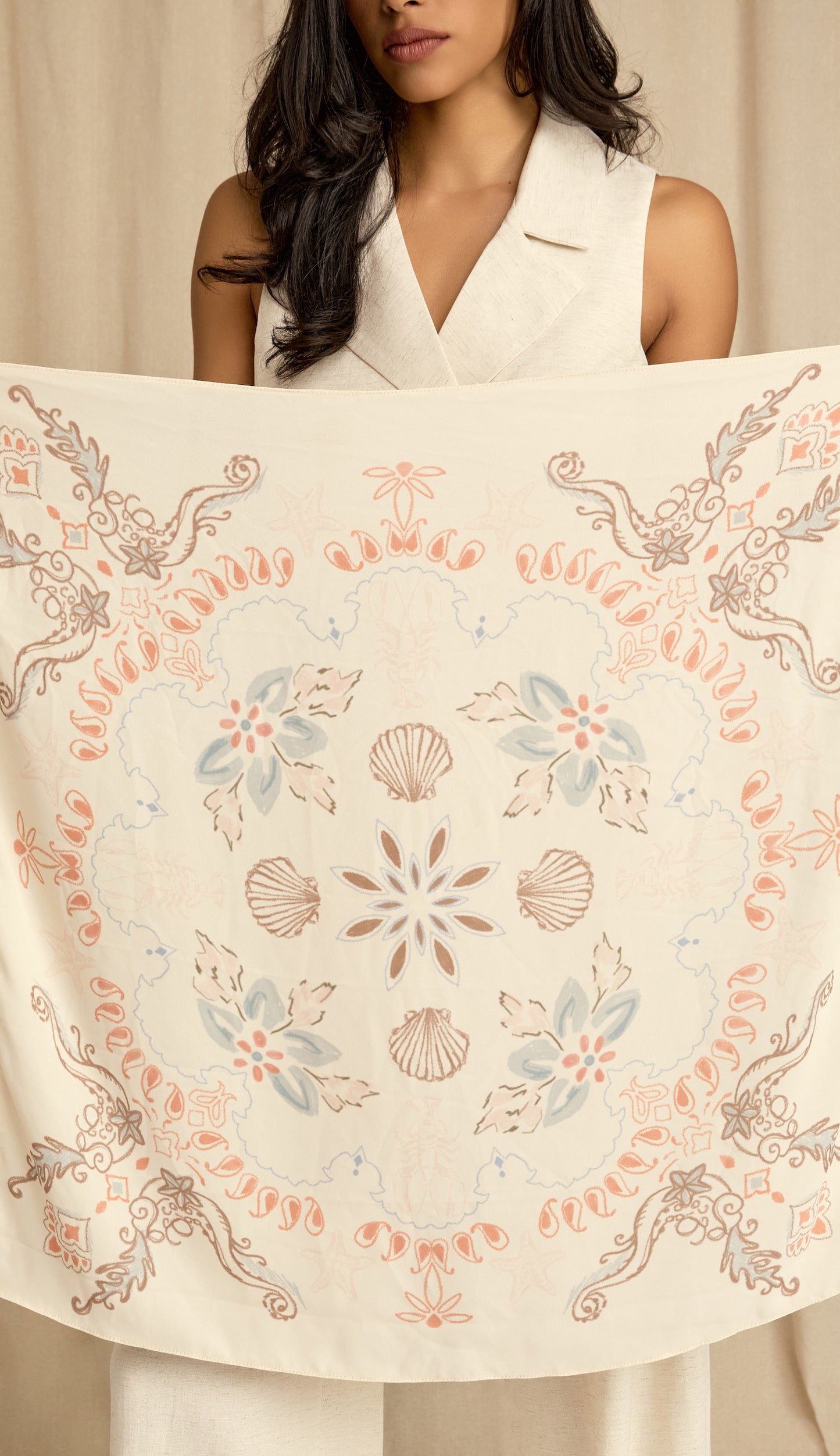 Lenço Encanto Das Profundezas