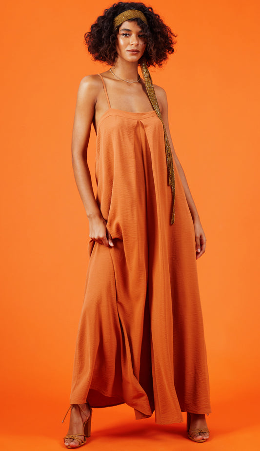 Macacão Atenas Caramelo