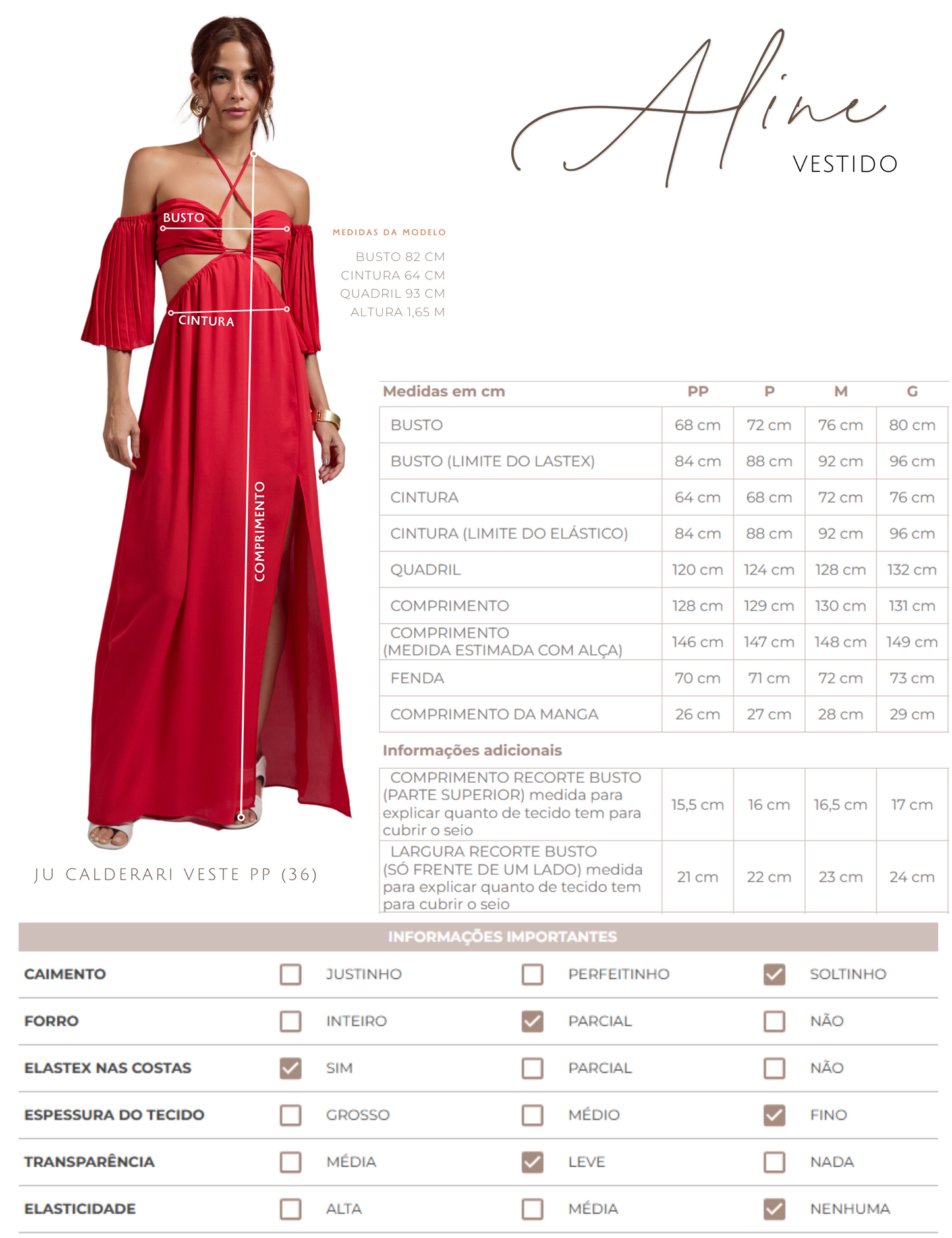 Vestido Aline Azul