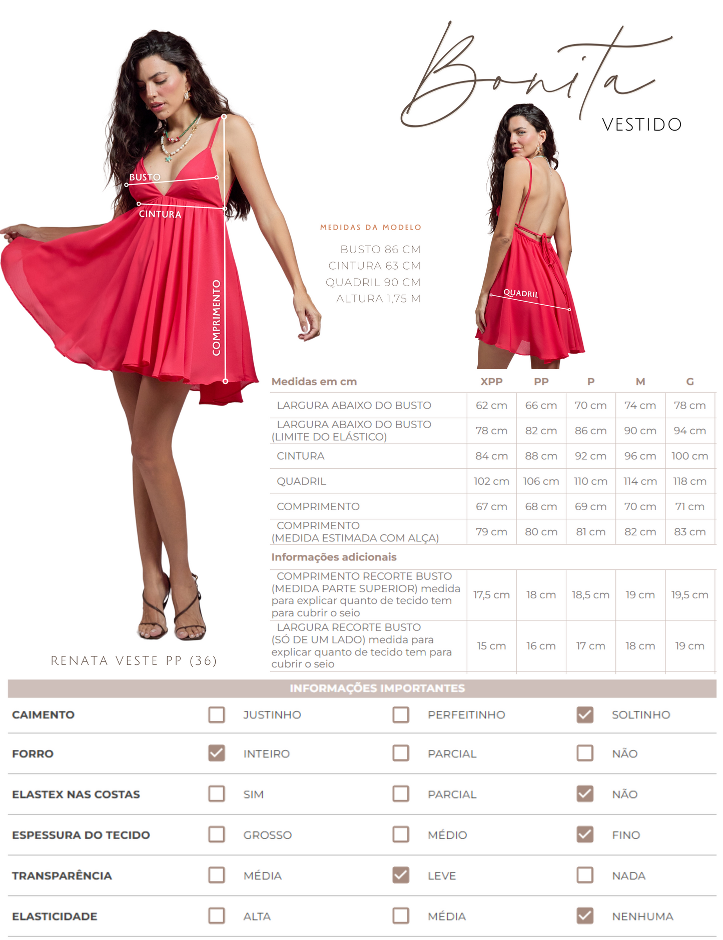 Vestido Bonita Mocha