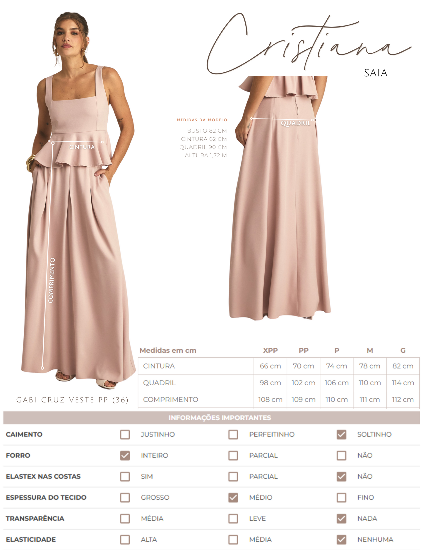 Saia Cristiana Off White