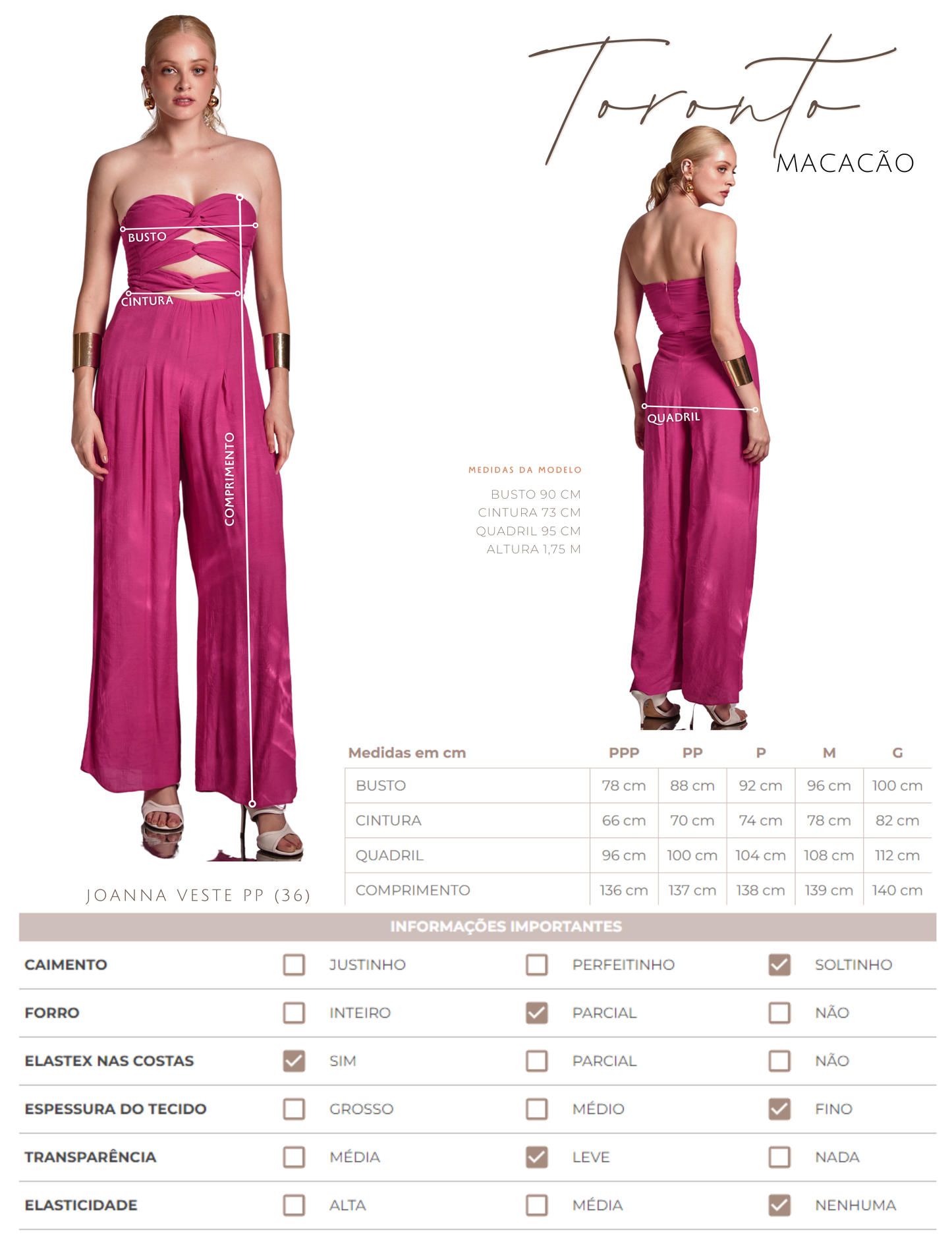 Macacão Toronto Pink