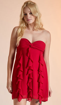 Vestido Talita Cereja