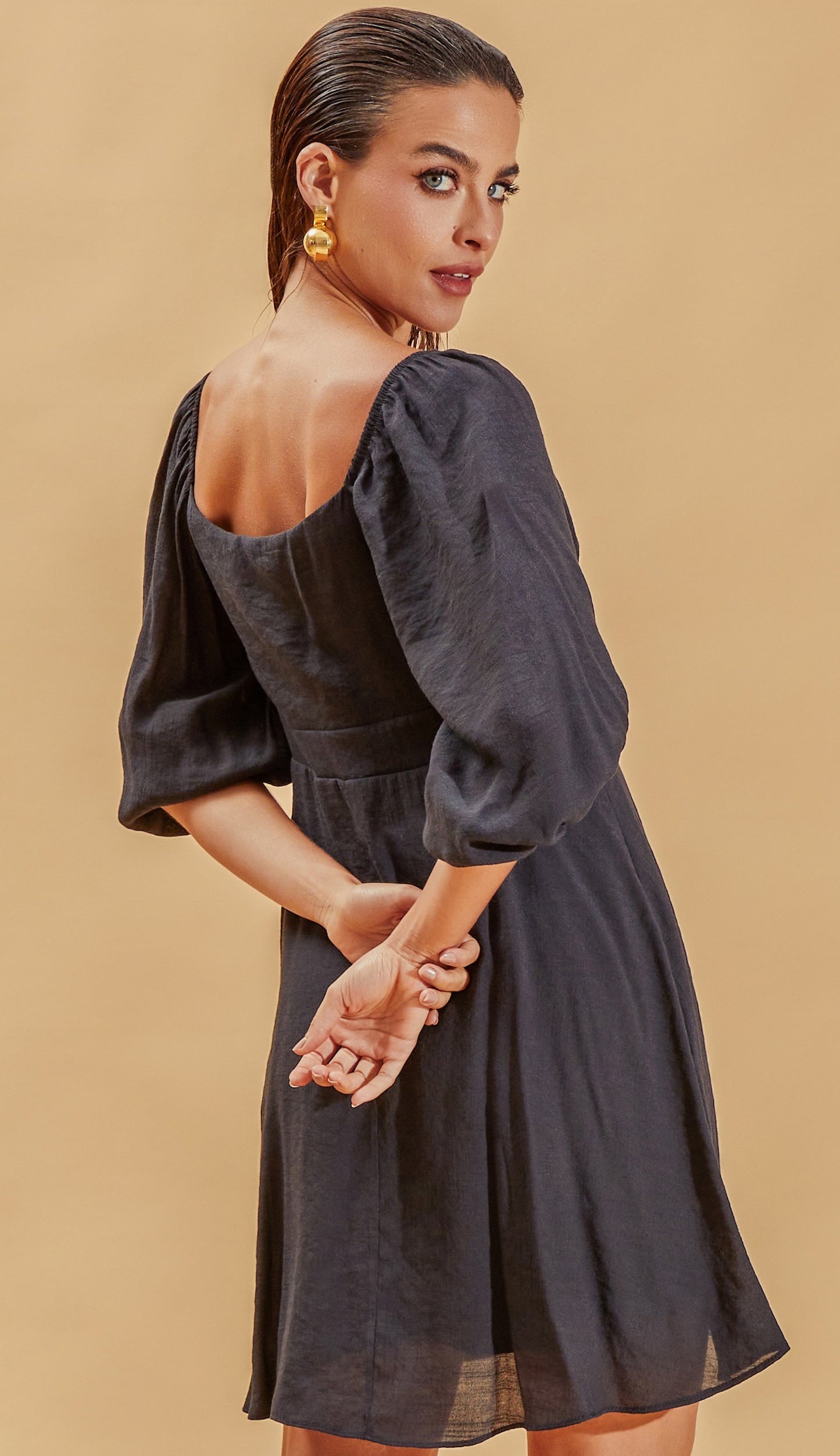 Vestido Tessa Preto