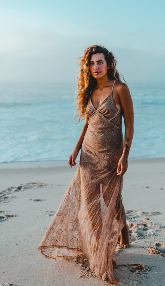 Vestido Celma Mocha