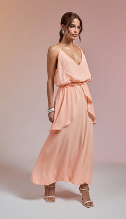 Vestido Vanda Pêssego