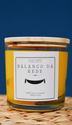 Vela Aromática Balanço Da Rede