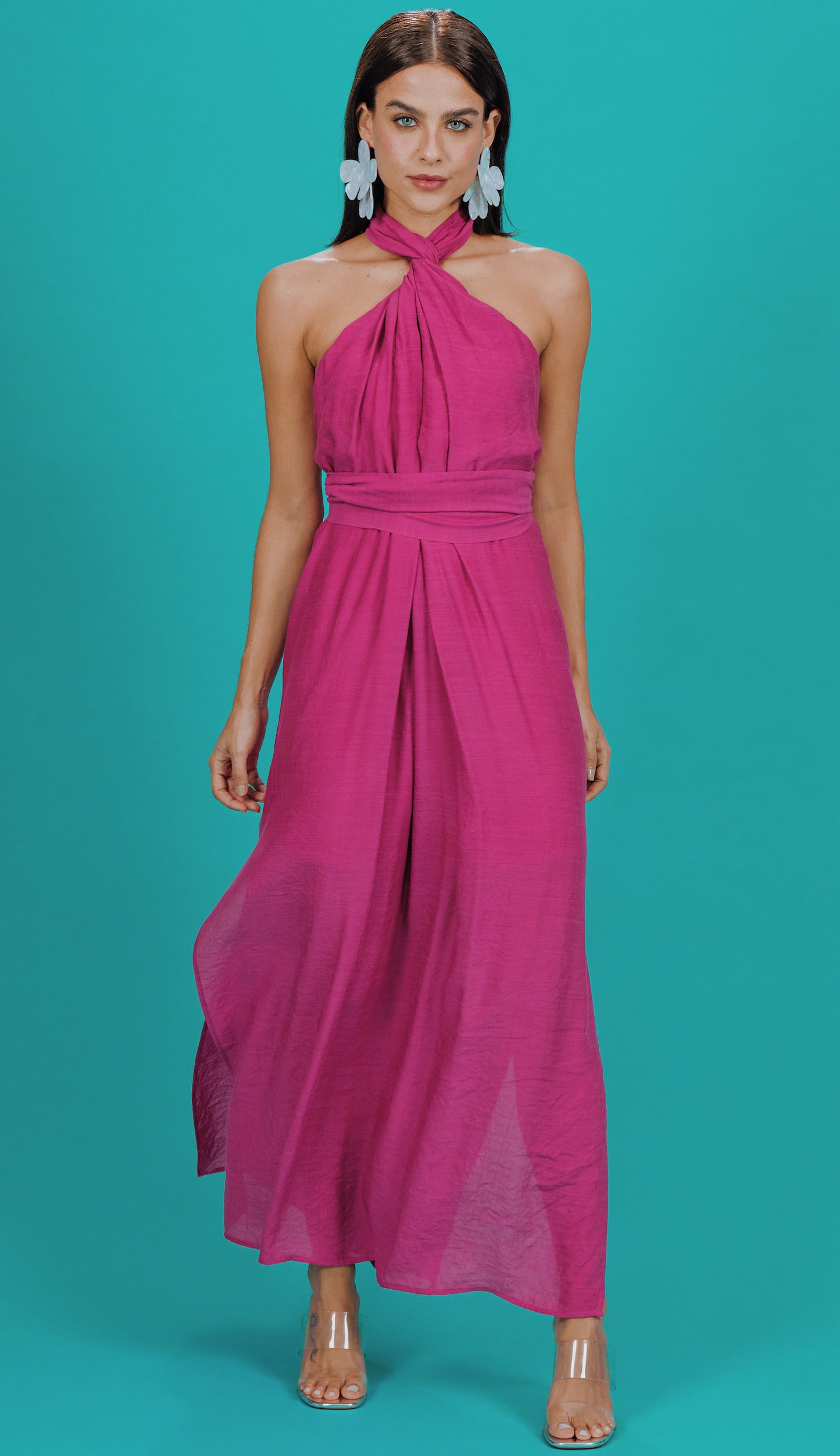 Vestido Florianópolis Magenta