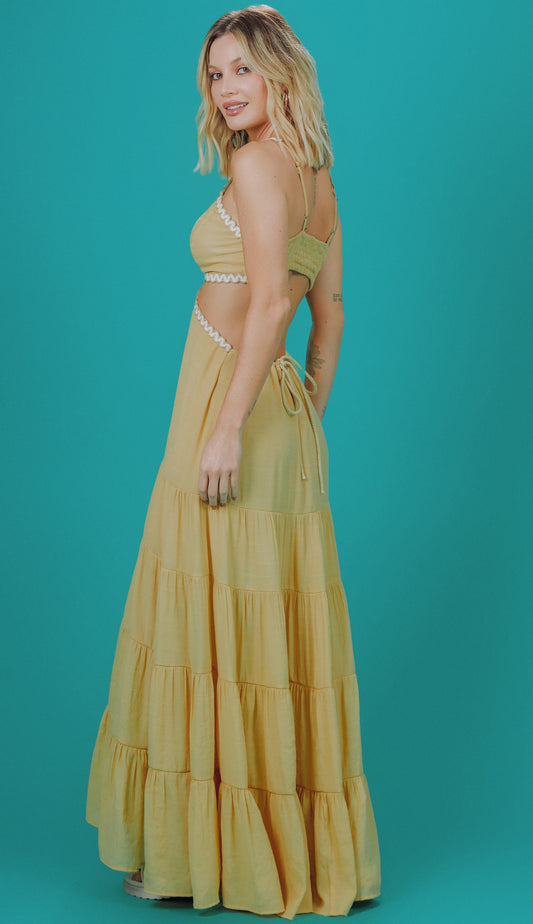 Vestido Nara Amarelo