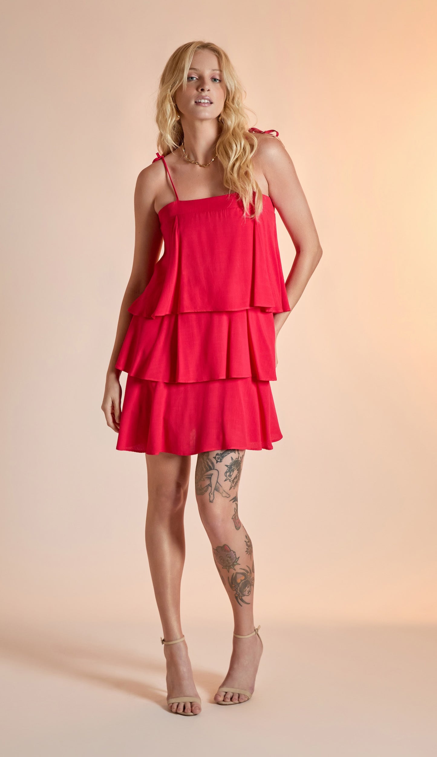 Vestido Sienna Cereja