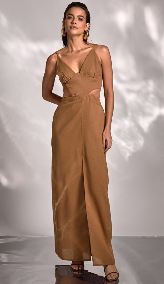 Vestido Tokio Caramelo