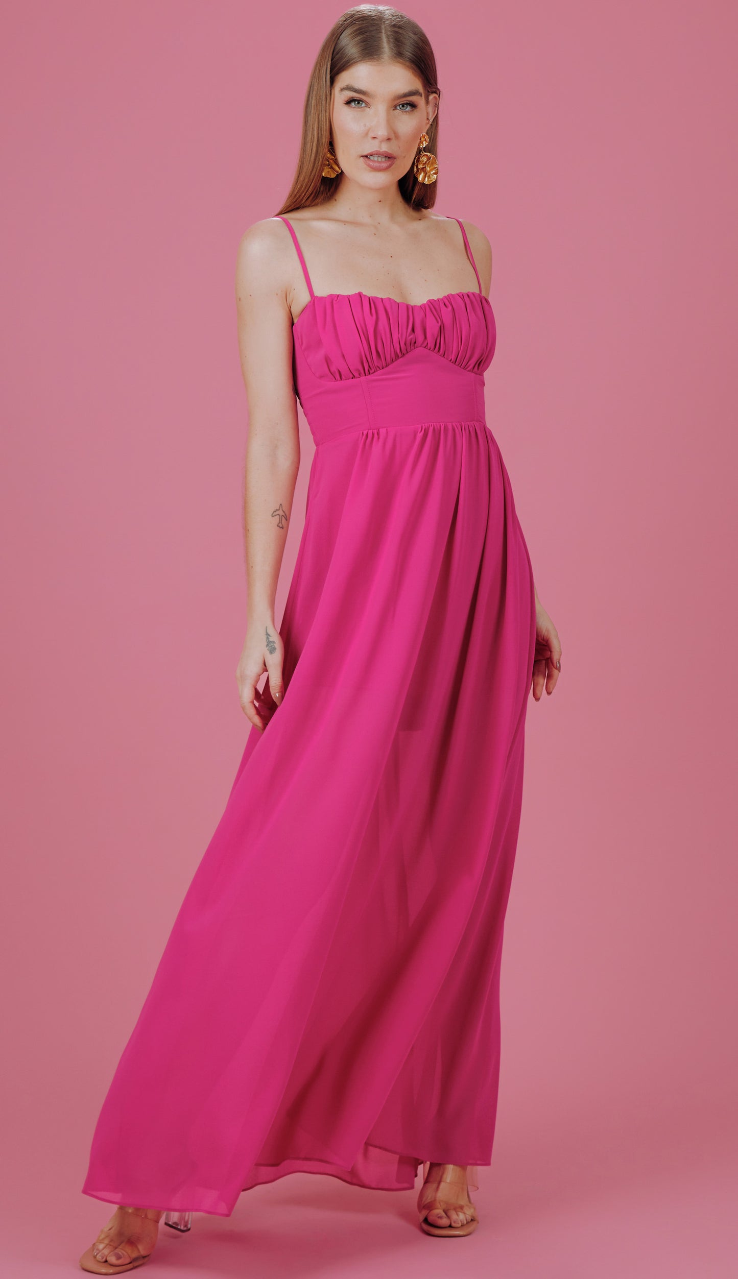 Vestido Clarita Magenta