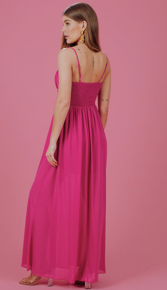 Vestido Clarita Magenta