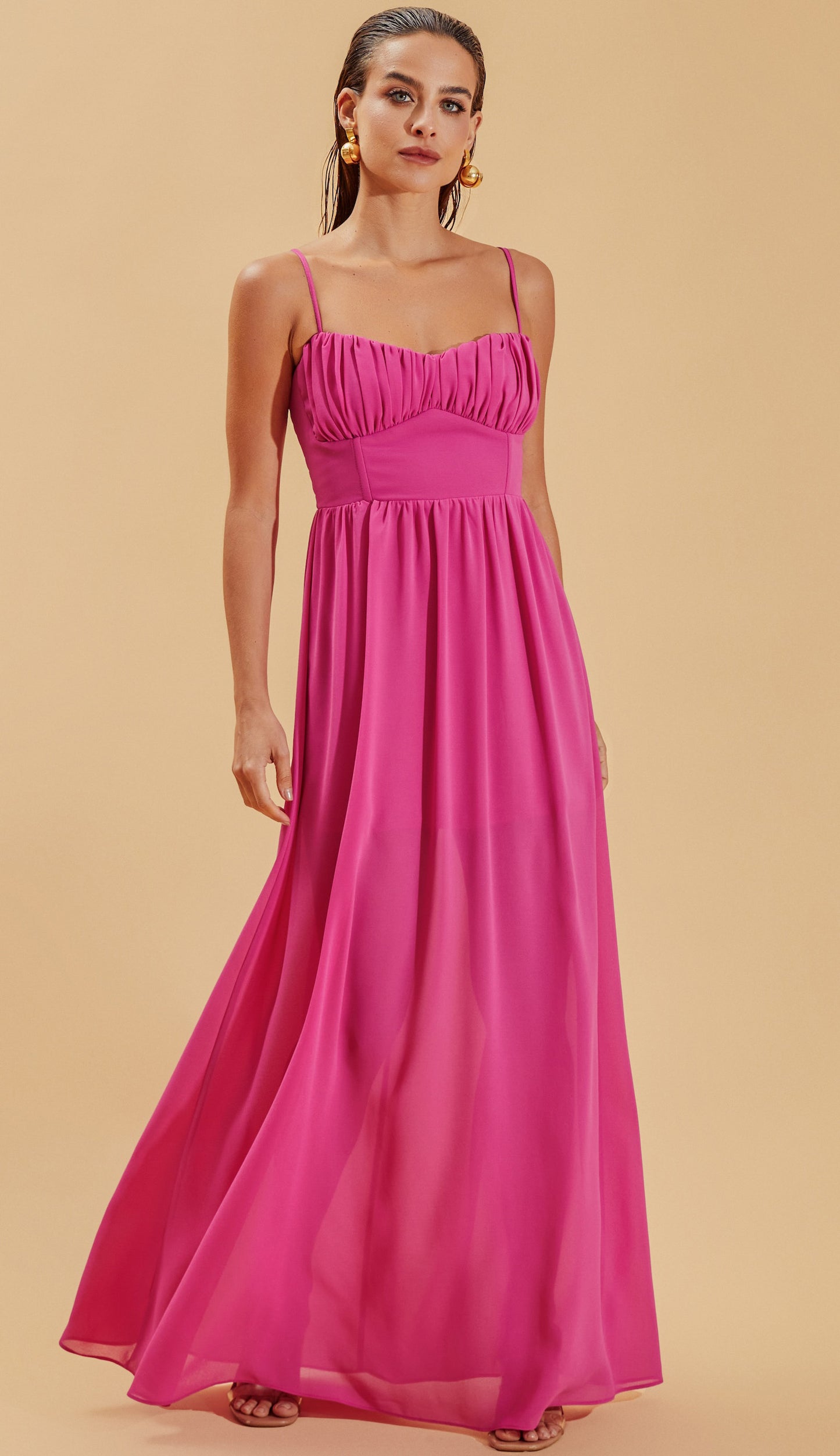 Vestido Clarita Magenta