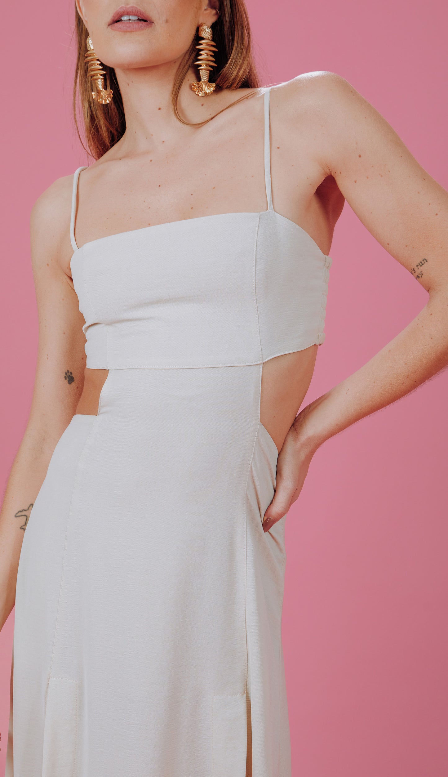 Vestido Damares Palha