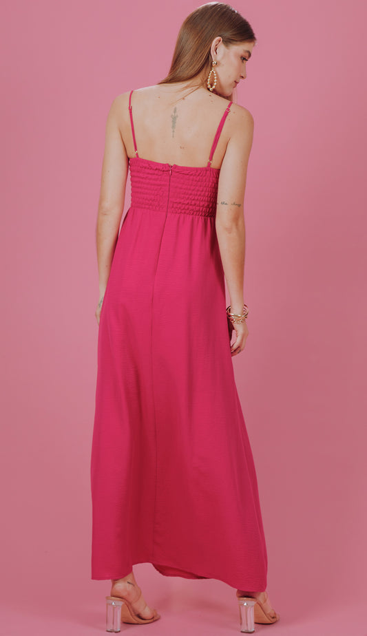 Vestido Donzela Magenta