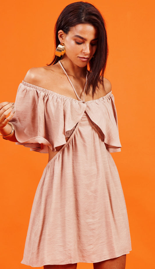 Vestido Faustina Caramelo