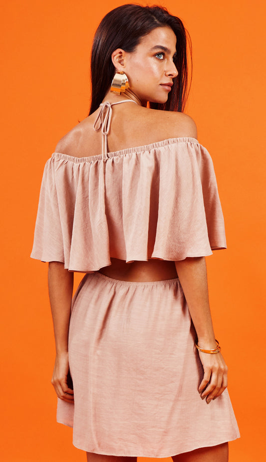 Vestido Faustina Caramelo