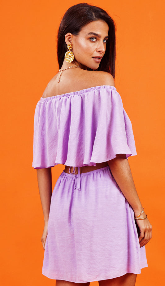 Vestido Faustina Violeta