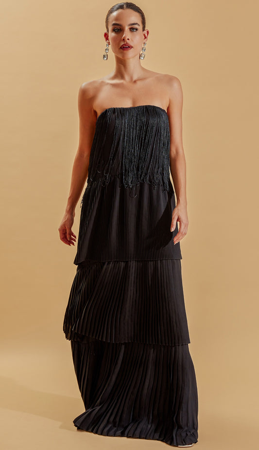 Vestido Flamingo Preto