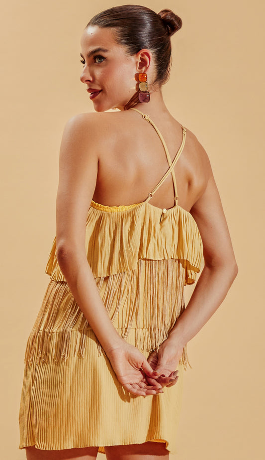 Vestido Floriana Amarelo