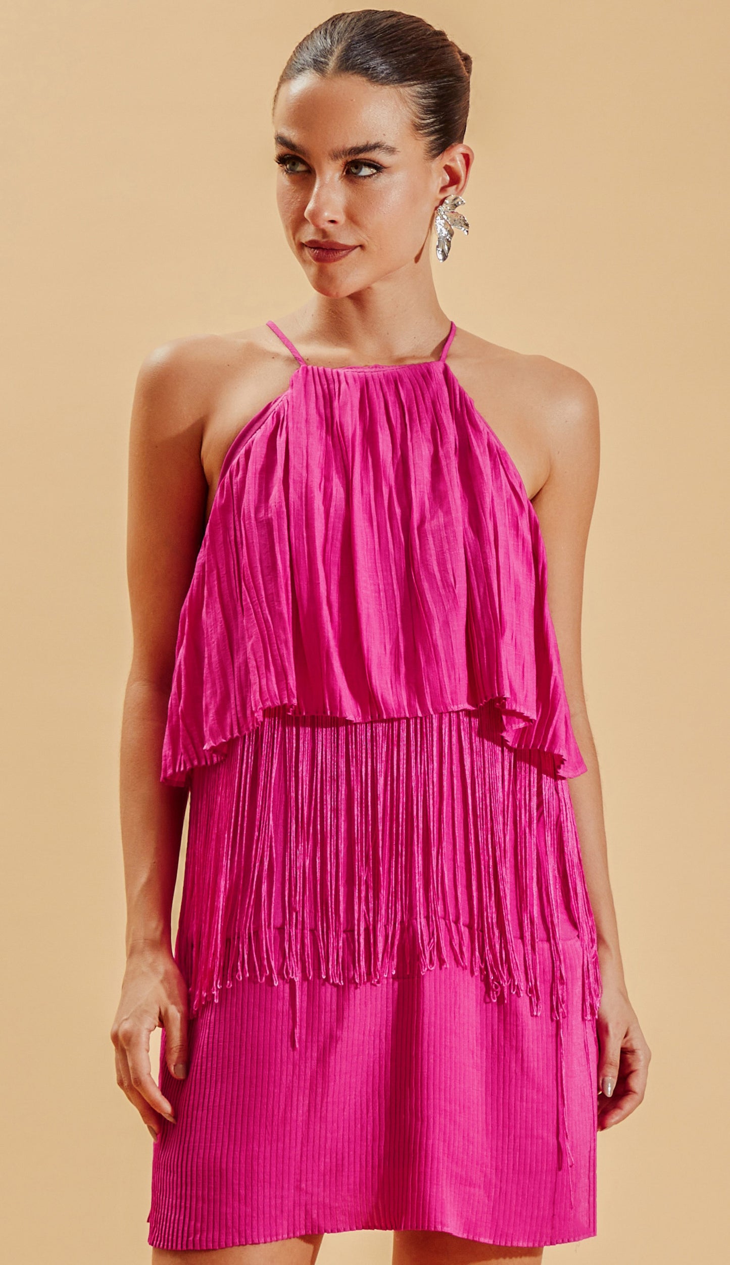 Vestido Floriana Magenta