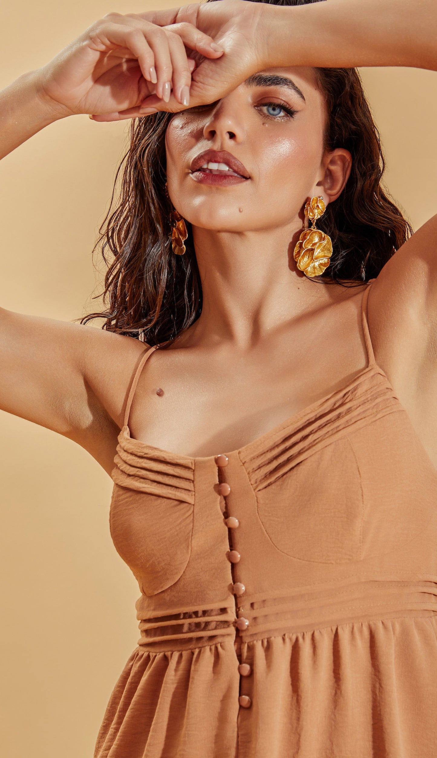 Vestido Jurema Caramelo