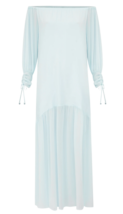 Vestido Lana Azul