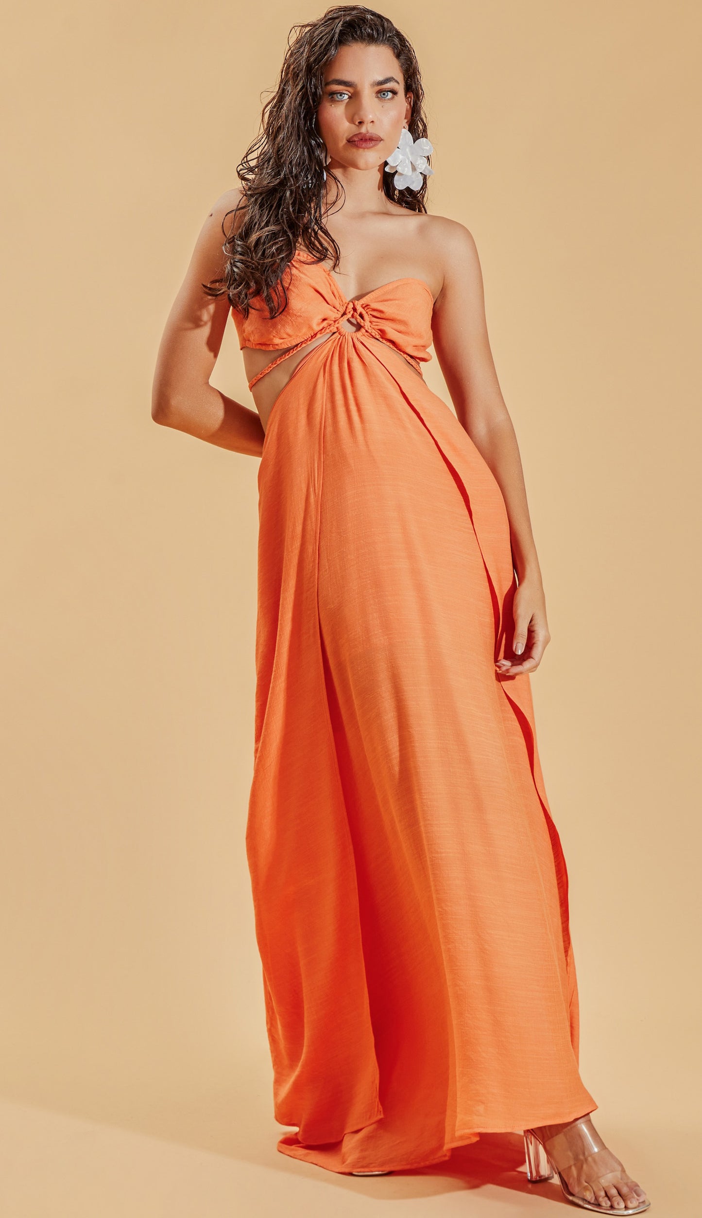 Vestido Larissa Laranja