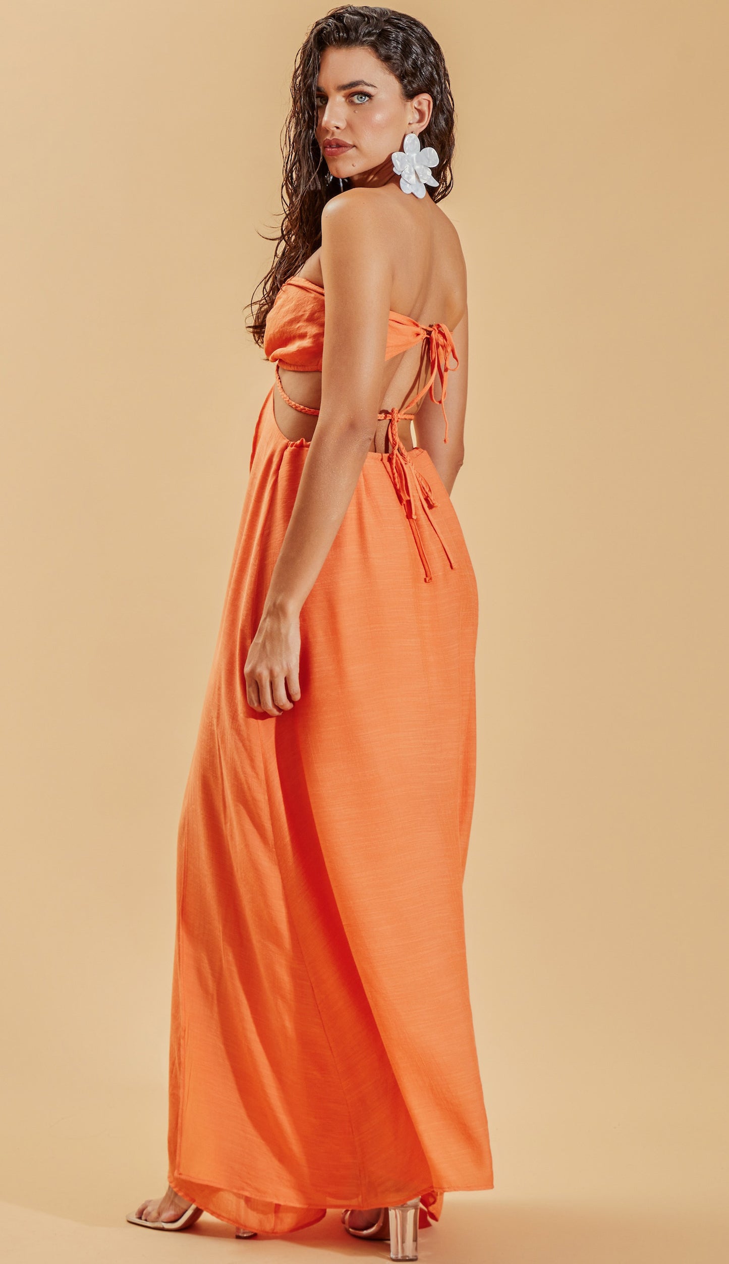 Vestido Larissa Laranja