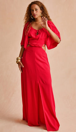Vestido Paty Cereja