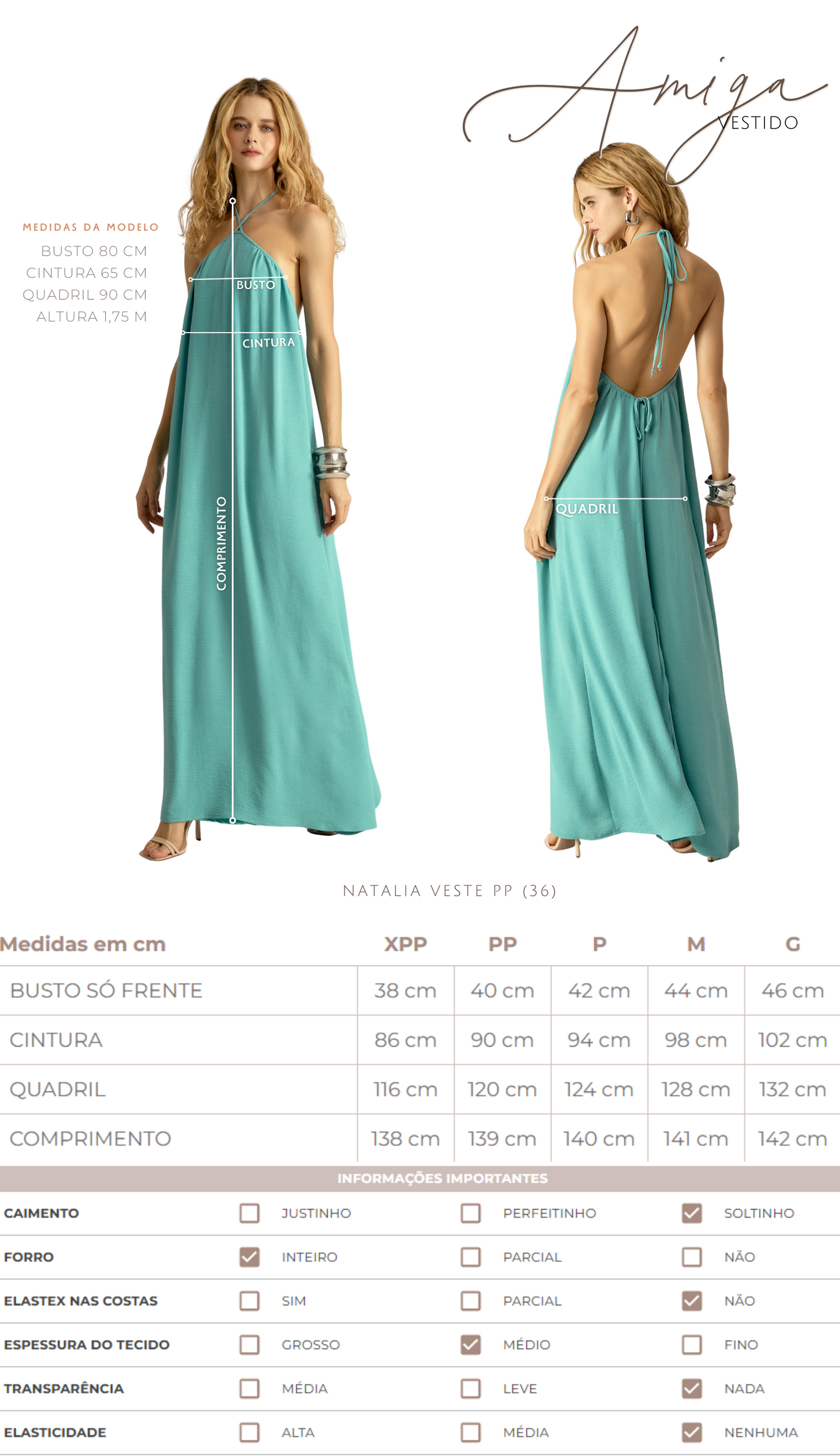Vestido Amiga Manteiga