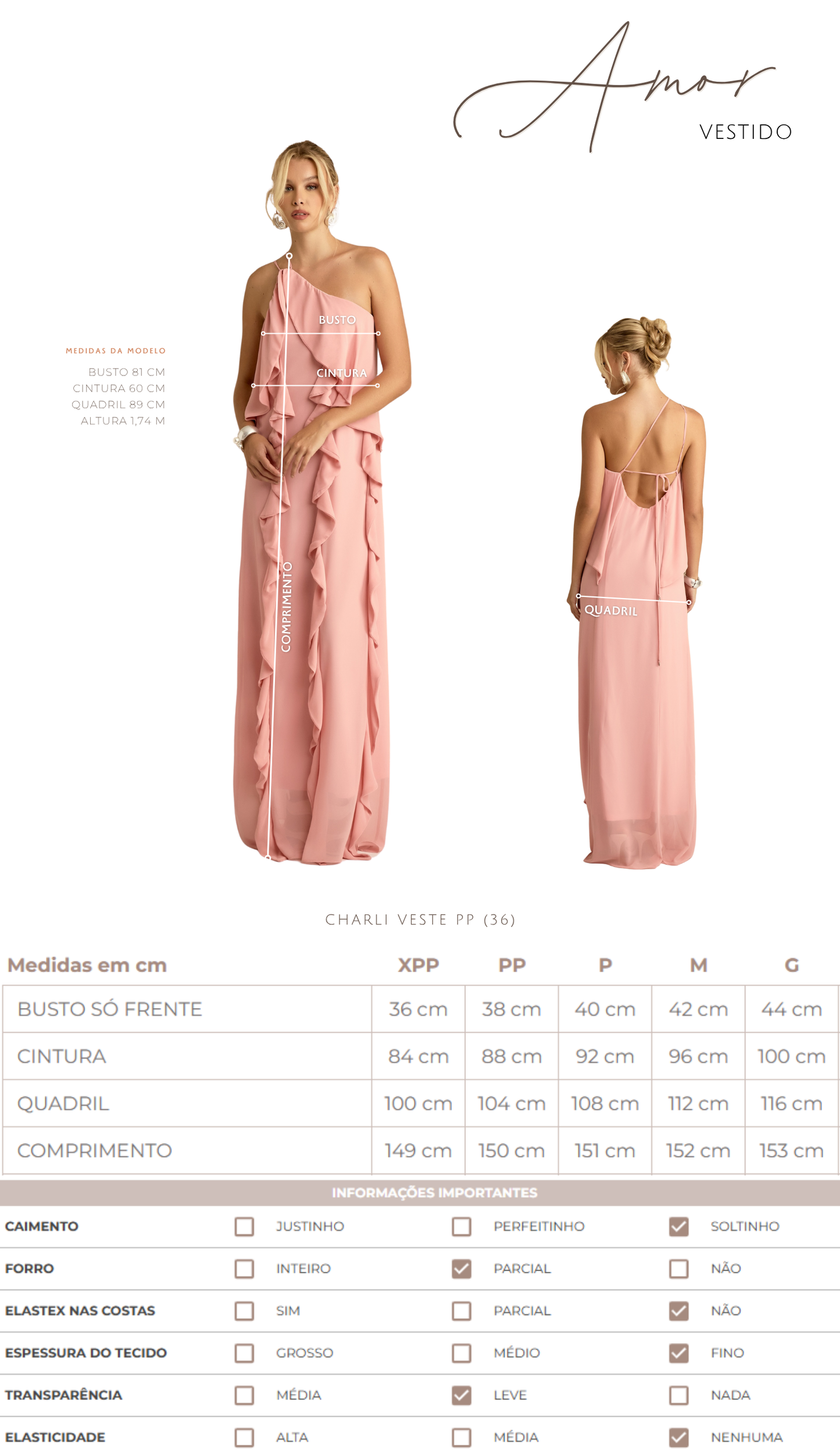 Vestido Amor Rosa