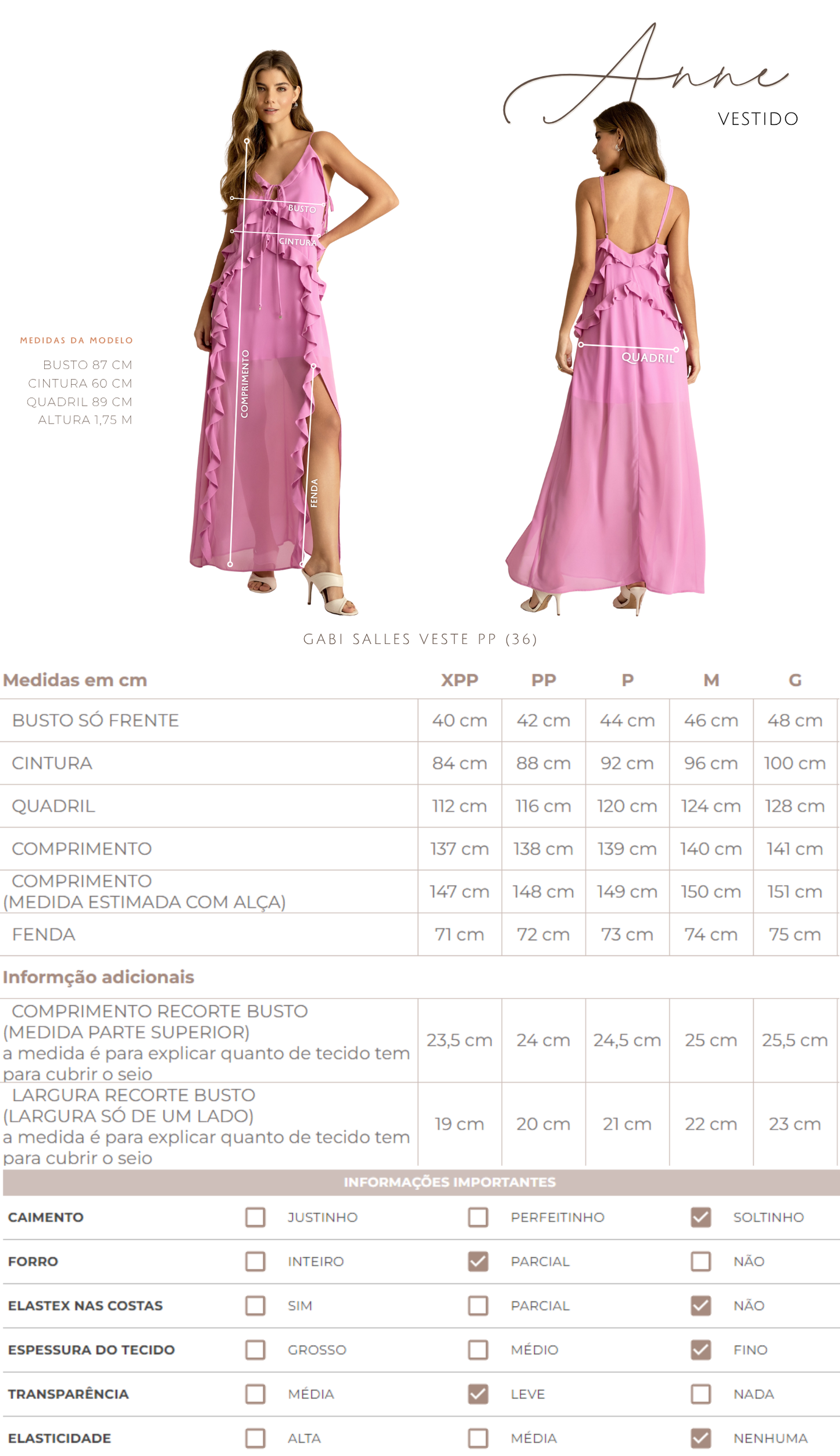 Vestido Anne Pitaya Nude