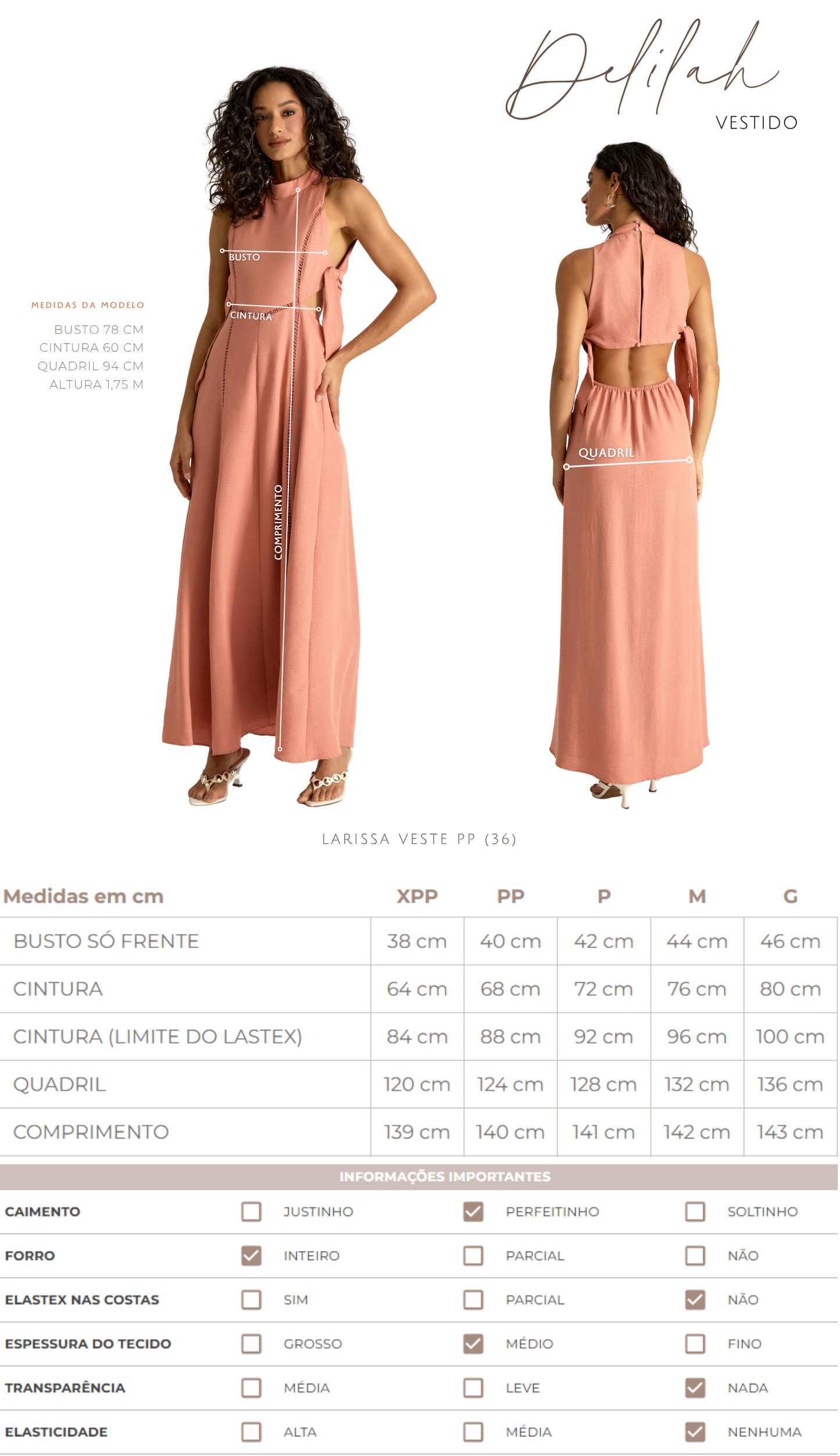 Vestido Delilah Natural