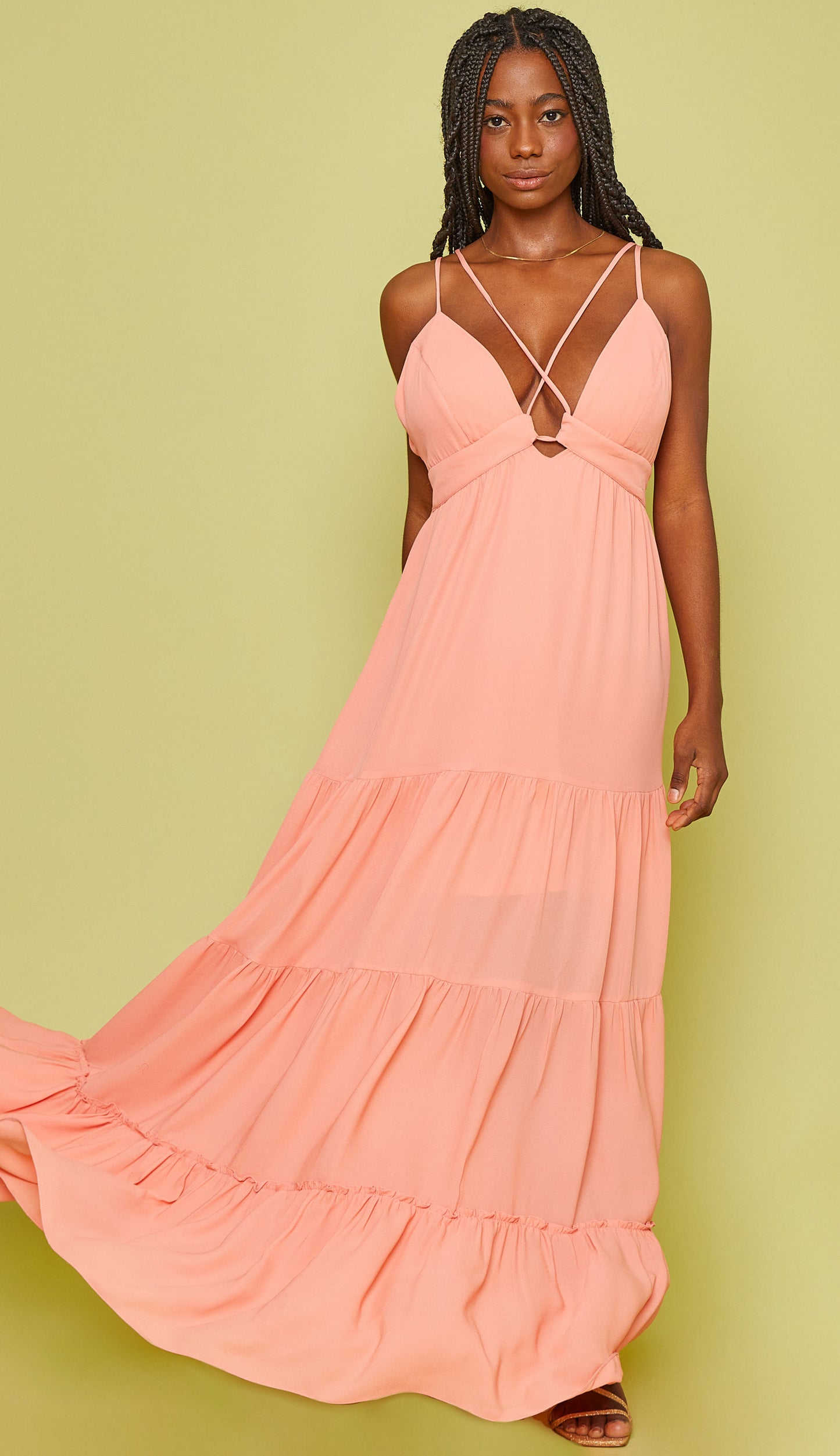 Vestido Doris Coral