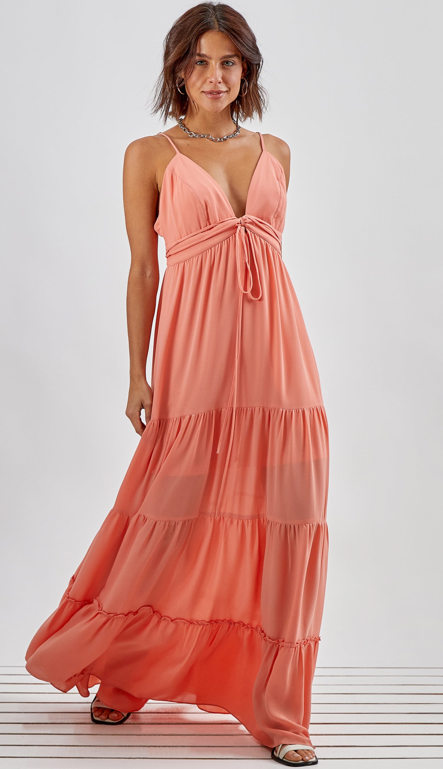 Vestido Doris Coral