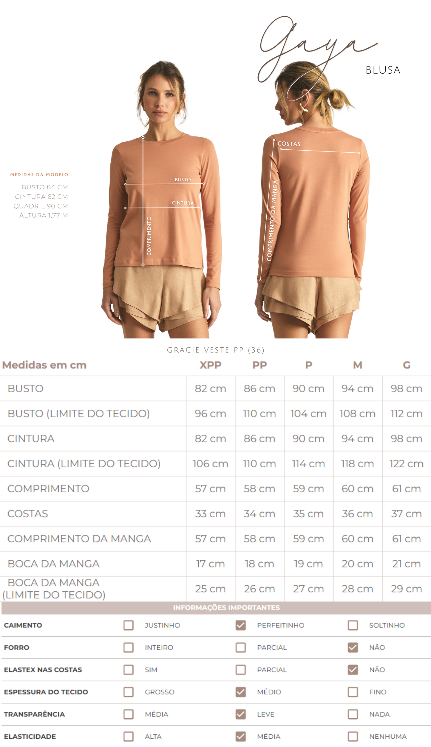 Blusa Gaya Natural