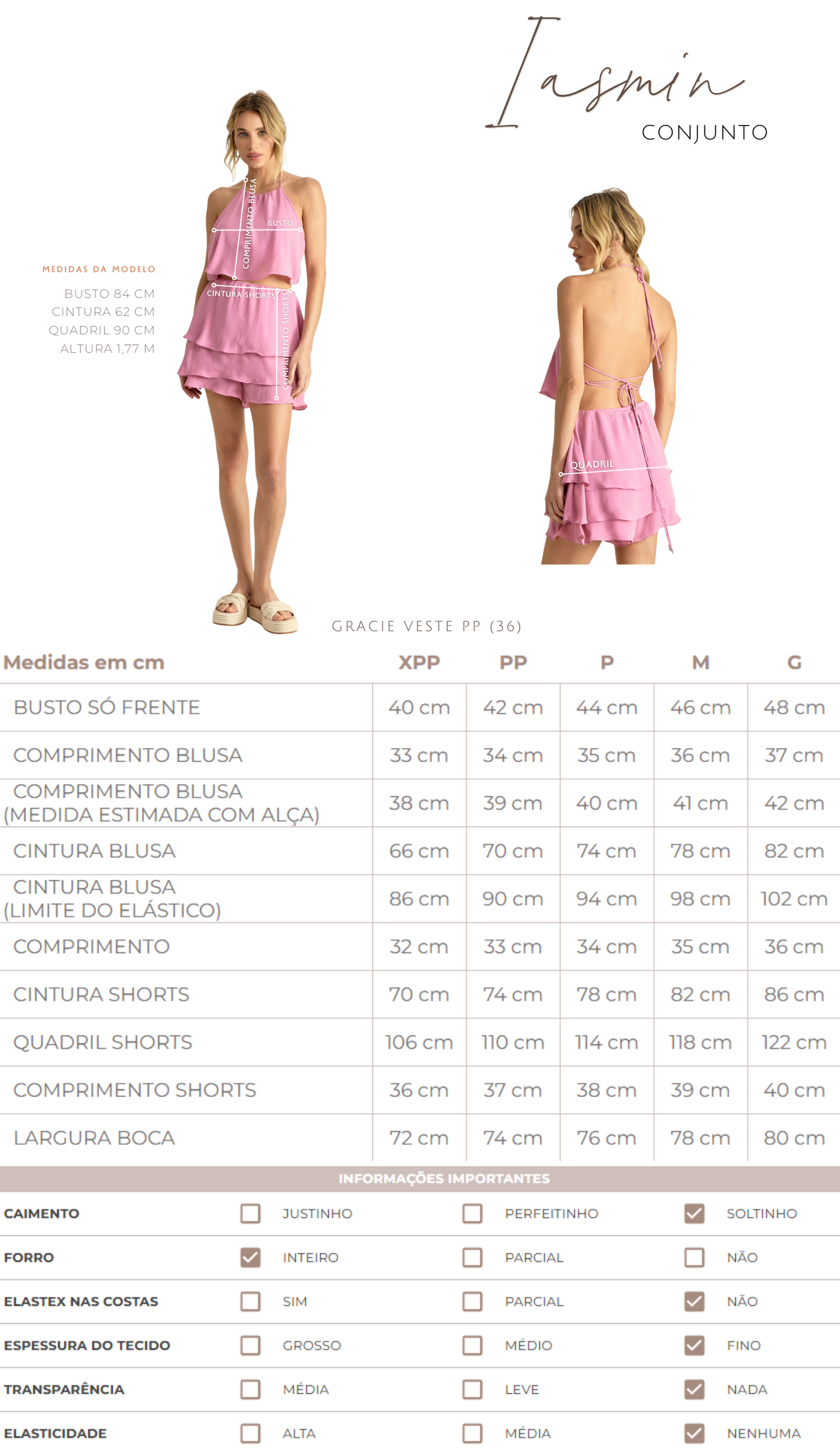 Conjunto Iasmin Mocha